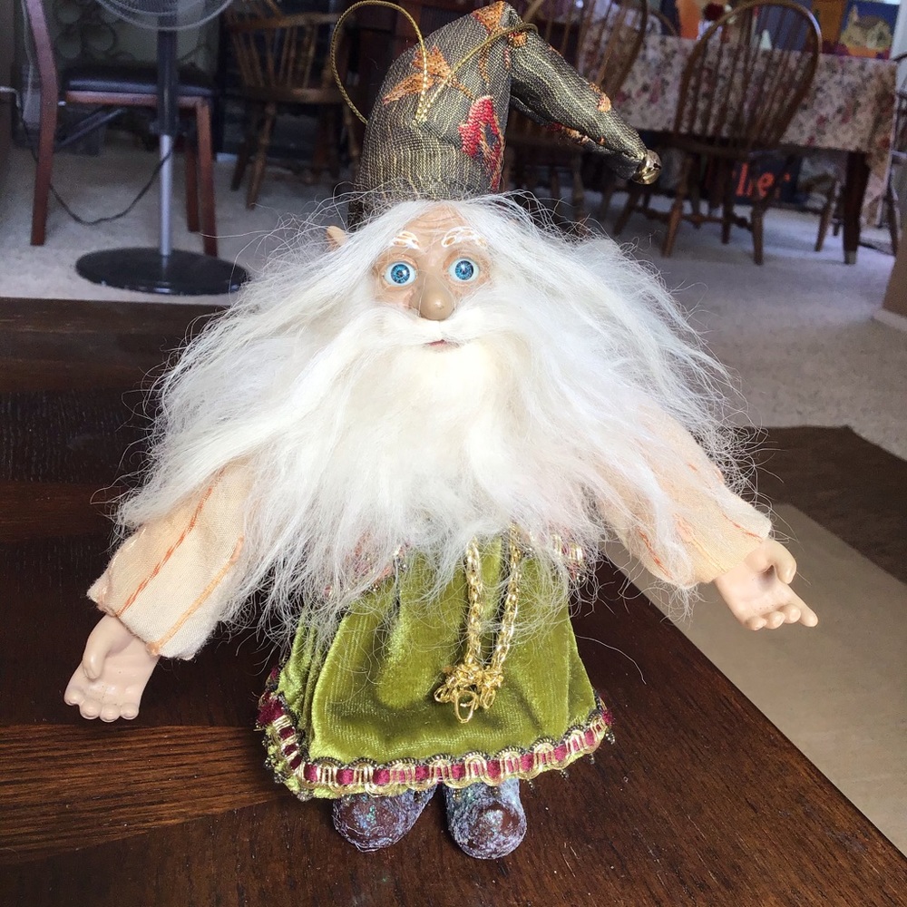 Vintage Katherine’s Collection Mystical Wizard Christmas Tree Ornament